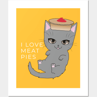 Meat Pie Cat Posters and Art